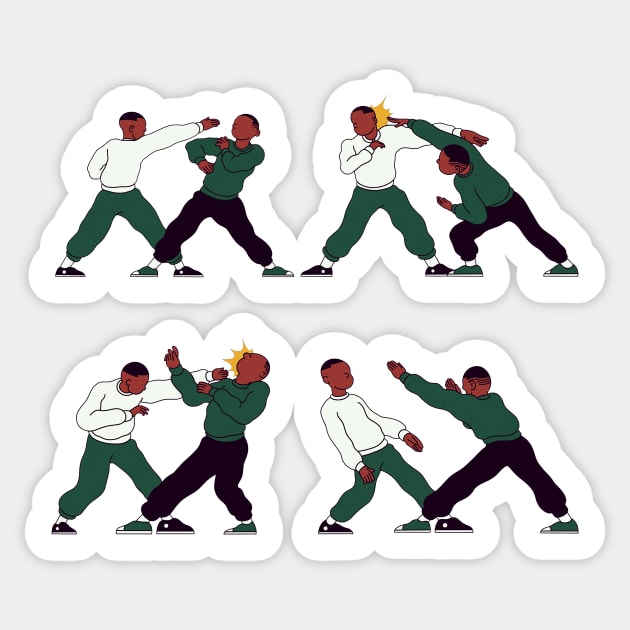 Slap Boxing Sticker by artofbryson